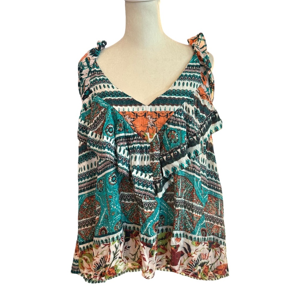 CULT OF DESIGN boho swing / tank top, size M, NWT